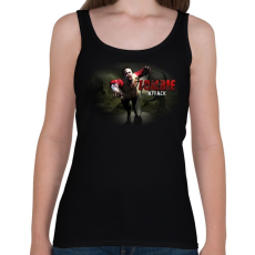 PRINTFASHION Zombie_Attack - Női atléta - Fekete