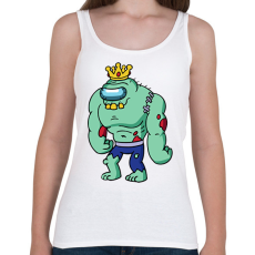 PRINTFASHION Zombie king - Női atléta - Fehér