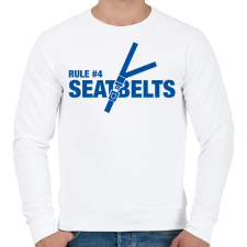 PRINTFASHION Zombieland: 4. szabály - Férfi pulóver - Fehér férfi pulóver, kardigán