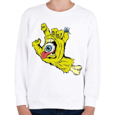 PRINTFASHION Zombikéz - Gyerek pulóver - Fehér