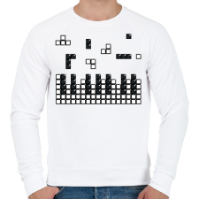 PRINTFASHION Zongora - Férfi pulóver - Fehér női pulóver, kardigán