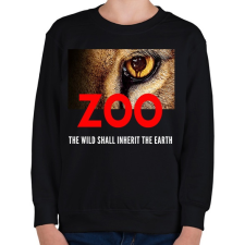 PRINTFASHION ZOO - Gyerek pulóver - Fekete gyerek pulóver, kardigán
