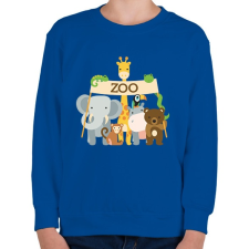 PRINTFASHION Zoo - Gyerek pulóver - Királykék gyerek pulóver, kardigán