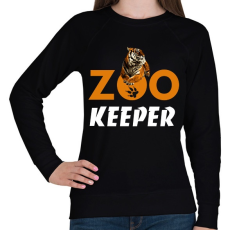 PRINTFASHION ZOO KEEPER - Női pulóver - Fekete