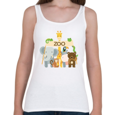 PRINTFASHION Zoo - Női atléta - Fehér