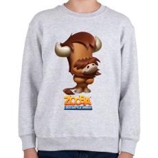 PRINTFASHION Zooba - Buck  - Gyerek pulóver - Sport szürke