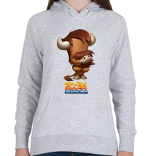 PRINTFASHION Zooba - Buck  - Női kapucnis pulóver - Sport szürke női pulóver, kardigán