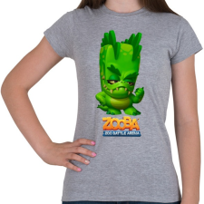 PRINTFASHION Zooba - Donna  - Női póló - Sport szürke női póló