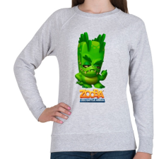 PRINTFASHION Zooba - Donna  - Női pulóver - Sport szürke női pulóver, kardigán