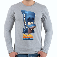 PRINTFASHION Zooba - Finn - Férfi hosszú ujjú póló - Sport szürke férfi póló