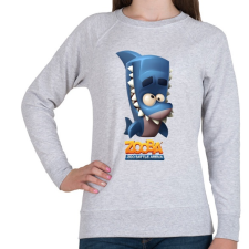 PRINTFASHION Zooba - Finn - Női pulóver - Sport szürke női pulóver, kardigán