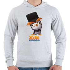 PRINTFASHION Zooba - Fuzzy - Férfi kapucnis pulóver - Sport szürke férfi pulóver, kardigán