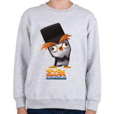 PRINTFASHION Zooba - Fuzzy - Gyerek pulóver - Sport szürke