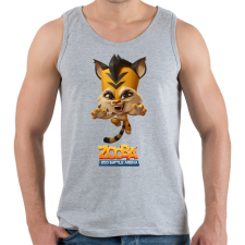 PRINTFASHION Zooba - Jade  - Férfi atléta - Sport szürke atléta, trikó