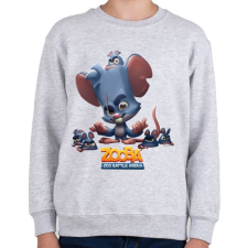 PRINTFASHION Zooba - Louie  - Gyerek pulóver - Sport szürke gyerek pulóver, kardigán