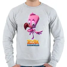 PRINTFASHION Zooba - Milo  - Férfi pulóver - Sport szürke férfi pulóver, kardigán