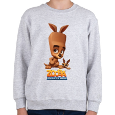 PRINTFASHION Zooba - Molly - Gyerek pulóver - Sport szürke gyerek pulóver, kardigán