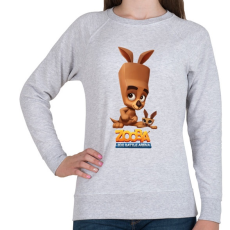 PRINTFASHION Zooba - Molly  - Női pulóver - Sport szürke