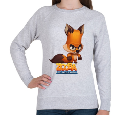 PRINTFASHION Zooba - Nix - Női pulóver - Sport szürke női pulóver, kardigán