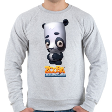 PRINTFASHION Zooba - Ollie - Férfi pulóver - Sport szürke férfi pulóver, kardigán