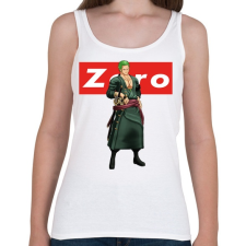 PRINTFASHION Zoro - Női atléta - Fehér női trikó