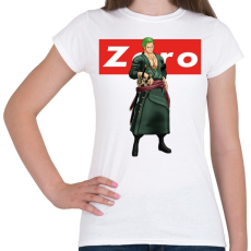 PRINTFASHION Zoro - Női póló - Fehér