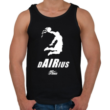 PRINTFASHION Zsákolókirály dAIRius - Férfi atléta - Fekete atléta, trikó