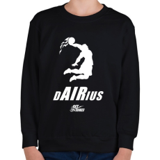 PRINTFASHION Zsákolókirály dAIRius - Gyerek pulóver - Fekete