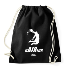 PRINTFASHION Zsákolókirály dAIRius - Sportzsák, Tornazsák - Fekete tornazsák