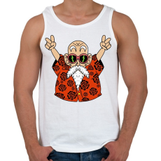 PRINTFASHION Zseniális Teknős - Férfi atléta - Fehér