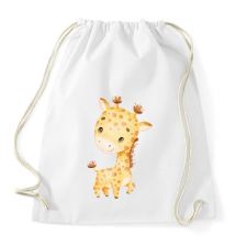 PRINTFASHION Zsiráf  - Sportzsák, Tornazsák - Fehér tornazsák