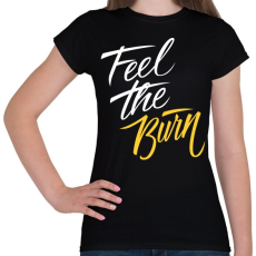 PRINTFASHION Zsírégetés - Női póló - Fekete