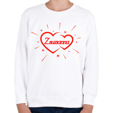 PRINTFASHION Zsuzsanna - Gyerek pulóver - Fehér