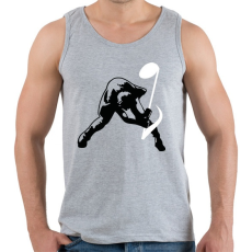 PRINTFASHION Zúzás - Férfi atléta - Sport szürke