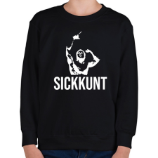 PRINTFASHION Zyzz - Sickkunt - Gyerek pulóver - Fekete gyerek pulóver, kardigán