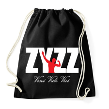 PRINTFASHION Zyzz - Veni Vidi Vici 2 - Fehér - Sportzsák, Tornazsák - Fekete tornazsák
