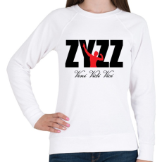 PRINTFASHION Zyzz - Veni Vidi Vici 2 - Fekete - Női pulóver - Fehér
