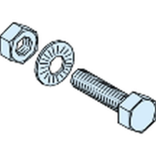 Prisma SeT 20 db csavar sínekhez, M8x40mm LVS04786 Schneider villanyszerelés