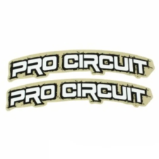 PRO CIRCUIT Retro sárvédő matrica PRO CIRCUIT Vázak, idomok, kiegészítők Matricák információs címke