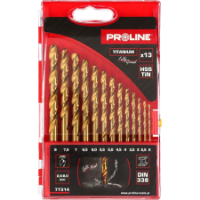 Pro Line Fúrófejek Fém HSStin Din338 Csiszoláshoz 13 db ( ) szerszám kiegészítő