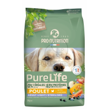  Pro-Nutrition PureLife Adult Light/Sterilised száraz kutyatáp - csirkével 2 kg kutyaeledel