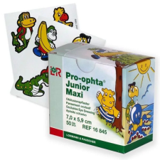 Pro-Ophta Junior maxi szemtakaró kötés - 50 db gyógyászati segédeszköz