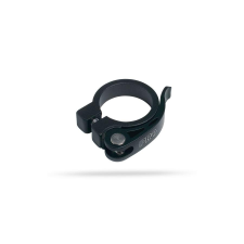 PRO Quick nyeregcső bilincs, gyorszáras, 28,6 mm, alumínium, fekete nyeregcső