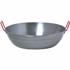 Pro-Tech shop Paella wok serpenyő polírozott acél 20cm edény