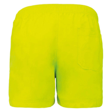 PROACT bársonyos tapintású férfi úszó rövidnadrág PA169, Fluorescent Yellow-L