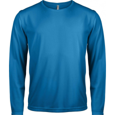 PROACT Férfi póló Proact PA443 Men'S Long-Sleeved Sports T-Shirt -M, Aqua Blue