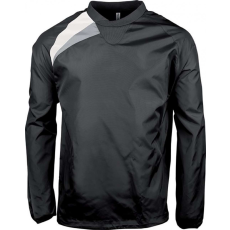 PROACT Férfi pulóver Proact PA330 Adults' Rain Sweatshirt -3XL, Black/White/Storm Grey