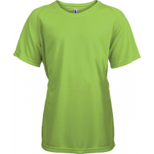 PROACT Gyerek póló Proact PA445 Kids&#039; Short Sleeved Sports T-Shirt -10/12, Lime gyerek póló