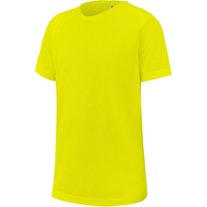 PROACT Gyerek póló Proact PA445 Kids' Short Sleeved Sports T-Shirt -6/8, Fluorescent Yellow