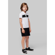 PROACT Gyerek póló Proact PA494 Kids&#039; Short Sleeve polo Shirt -12/14, White/Black gyerek póló